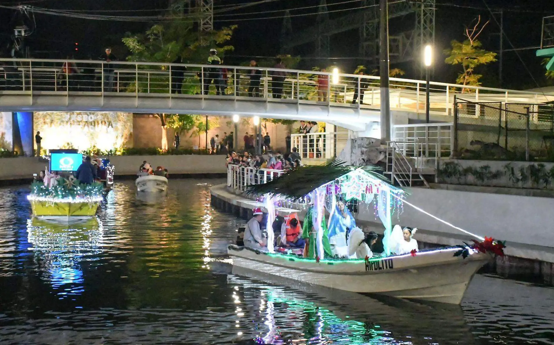 Procesión náutica en Canal de la Cortadura 